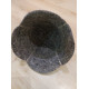 Lider hat for baths and saunas Bath hat Natural felt Gray