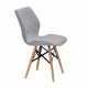 Chair Nolan XXL Chenille Onder Mebli Light gray SH-3