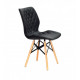 Chair Nolan XXL Eco leather Onder Mebli Black