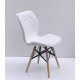 Chair Nolan XXL Chenille Onder Mebli White SH-4