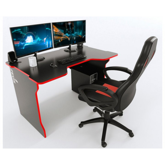 Desk TRON Stalker black-red