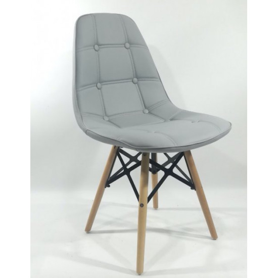 Chair Alex XXL Eco leather Onder Mebli Gray 35