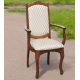 Dining chair with armrests Mix furniture Natalie dark walnut