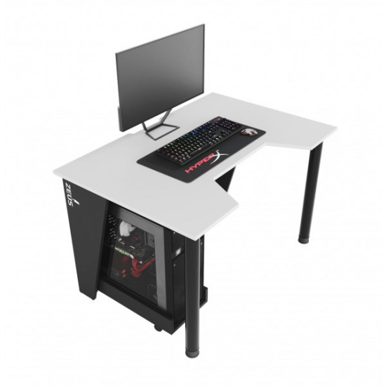 Gaming desk ZEUS™ GAMER-1 black/white