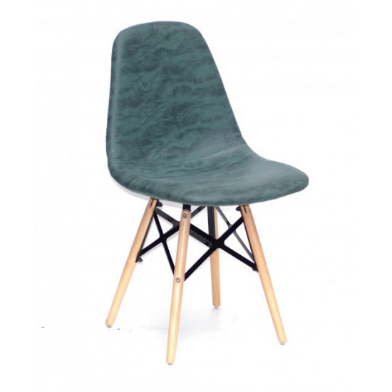 Chair Lari XXL Nubuck Onder Mebli Green MR-202