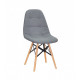 Chair Alex XXL Viscose Onder Mebli Gray K-11