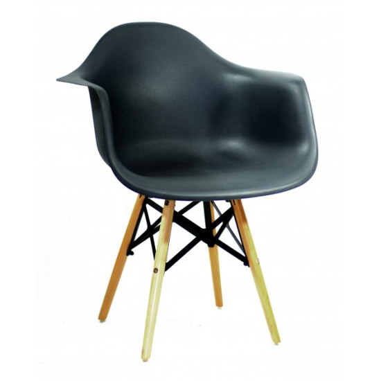 Chair Leon XXL Onder Mebli Black 04