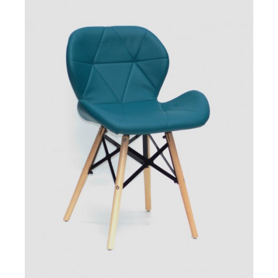 Chair Invar XXL Eco leather Onder Mebli Turquoise 02