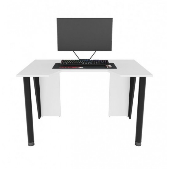 Gaming desk Gamer-1 Zeus black + white