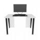 Gaming desk Gamer-1 Zeus black + white