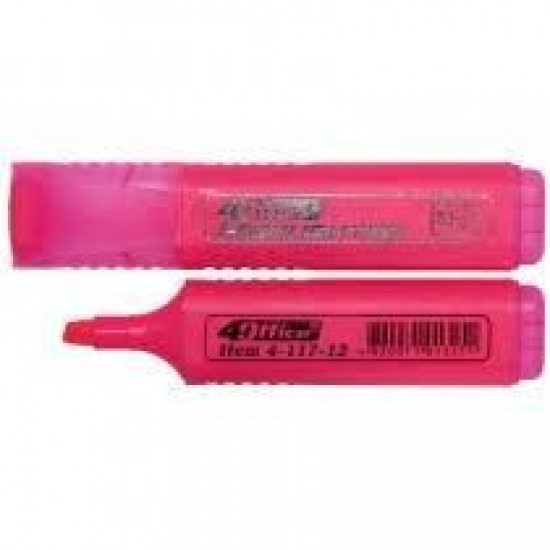 Text marker 4Office 1-5mm pink 4-117-12