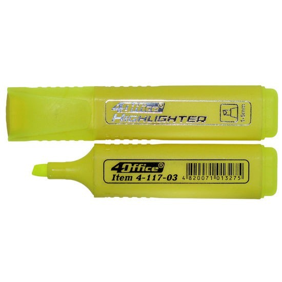 Text marker 4Office 1-5mm yellow 4-117-03