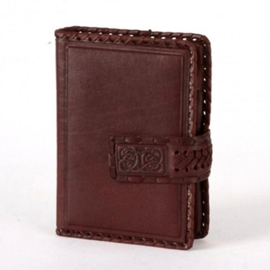 Diary binding made of genuine leather small Prezent Leather