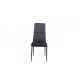 Upholstered dining chair with high back Onder Mebli VN-66-2 indigo velor