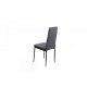 Upholstered dining chair with high back Onder Mebli VN-66-2 indigo velor