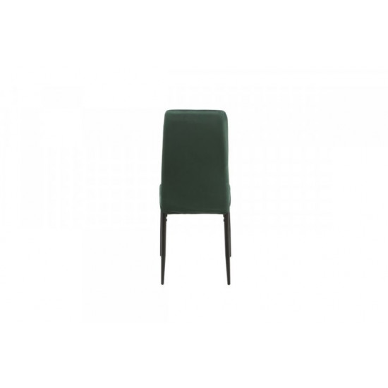 Upholstered dining chair with high back Onder Mebli VN-66-2 emerald velor