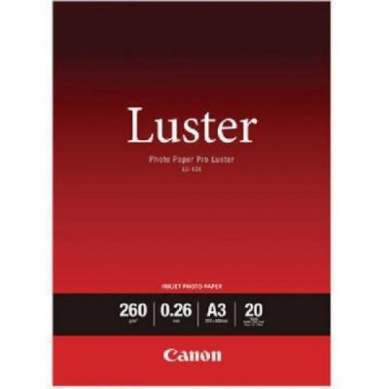 Canon A3 Luster Paper LU-101, 20L (6211B007)