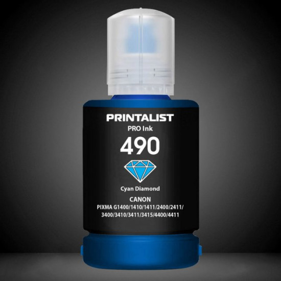 Ink for Canon 490 INK SET PRINTALIST 490 Cyan 140g PL490C