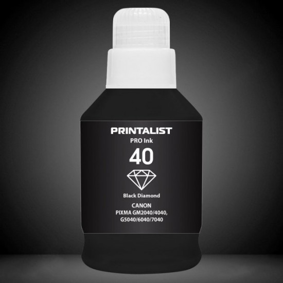 Ink for Canon PIXMA G5040 PRINTALIST GI-40 Black 190g PL40BP