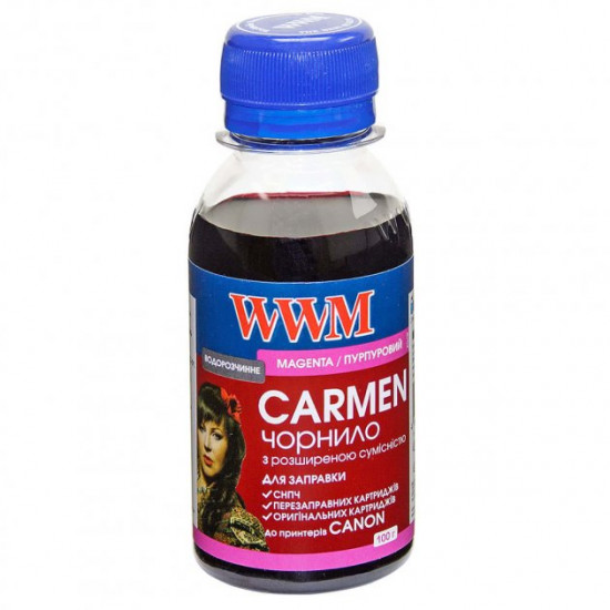 Ink for Canon PIXMA MG3052 WWM CARMEN Magenta 100g CU/M-2