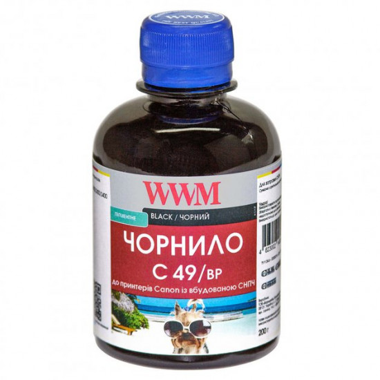  Чернила для CANON 41 INK SET WWM C49 Black 200г C49/BP