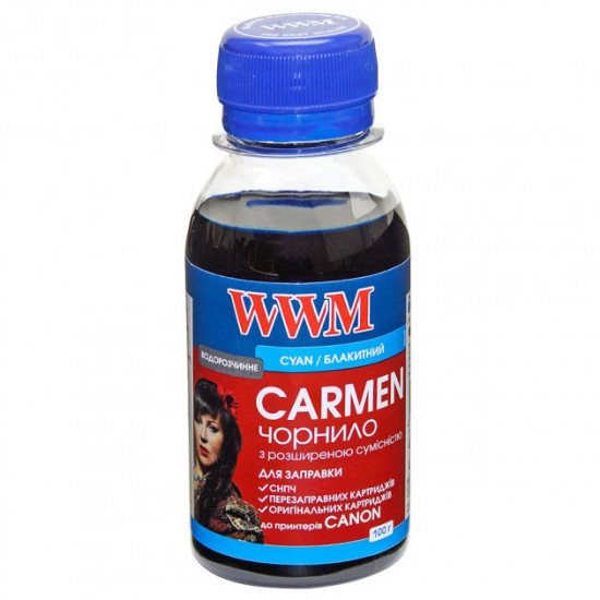 Ink for Canon 546 CL-546 8289B001 WWM CARMEN Cyan 100g CU/C-2