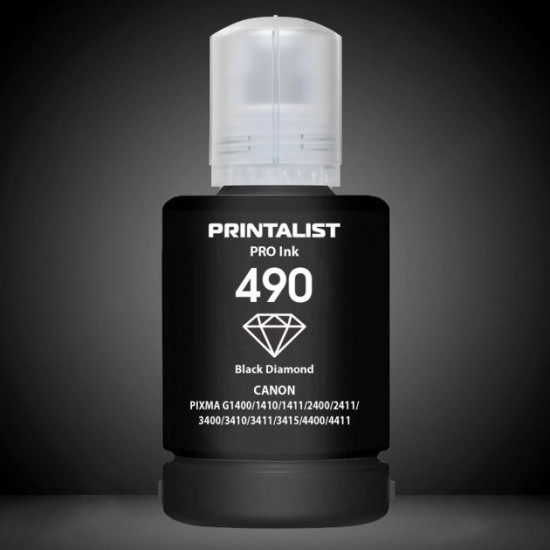 Чорнило для Canon 490 INK SET PRINTALIST 490 Black 140г PL490BP