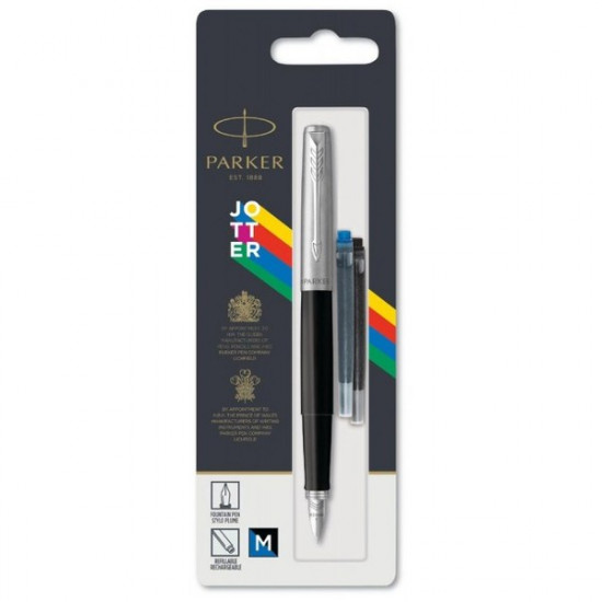  Перьевая ручка Parker Jotter 17 Standart Black CT FP M 15 616