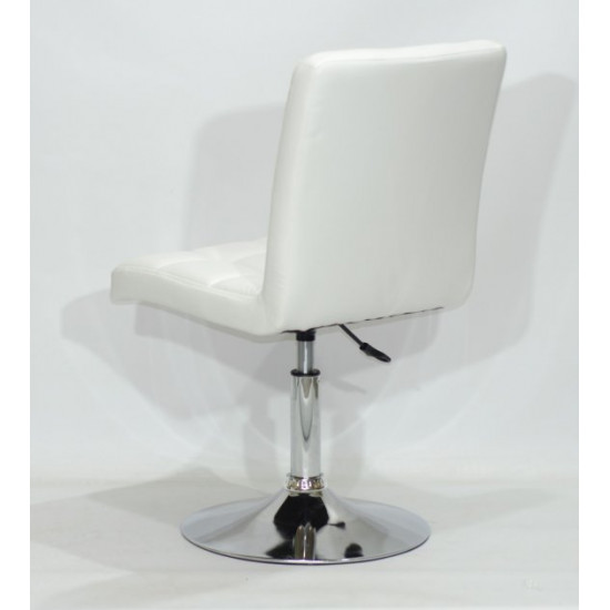 Chair Augusto CH-BASE Eco leather Onder Mebli White