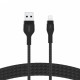 Кабель Belkin BRAIDED SILICONE USB-A - Lightning 1 м Black (CAA010bt1MBK)