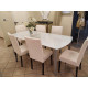 Dining table LISOS Bontempi White 21209 90cm