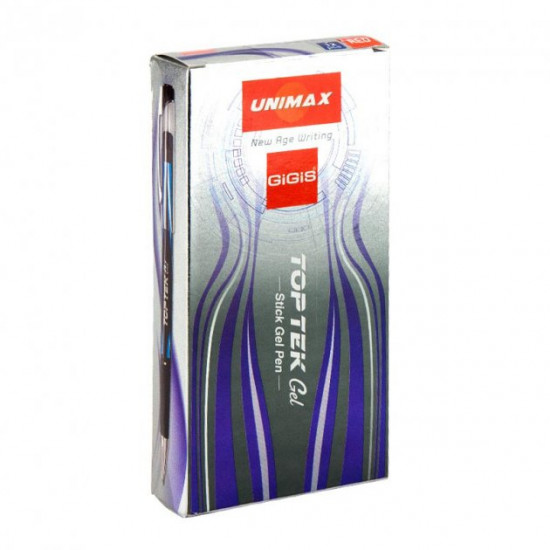 Gel pen Unimax Top Tek Gel red 0.5mm (UX-133-06)