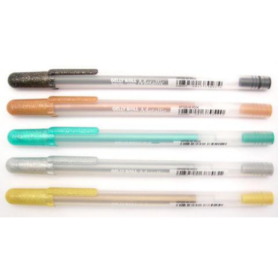 Gel pen Sakura Metallic green khaki 1mm (84511389250)