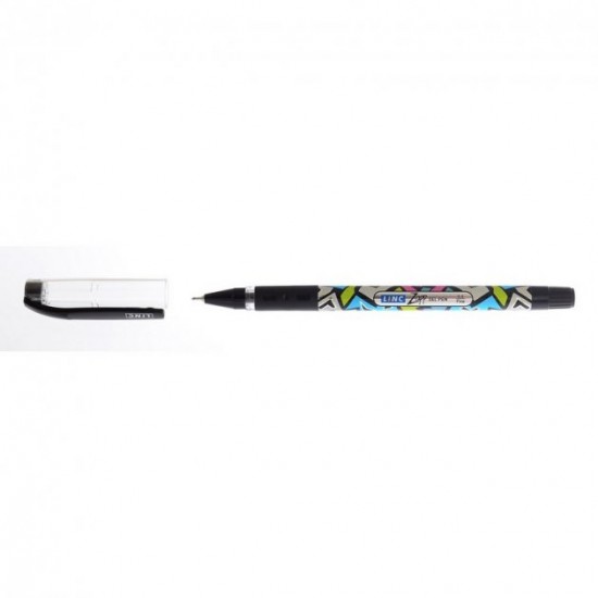 Gel pen Linc ZAPP black 0.7mm (420358)