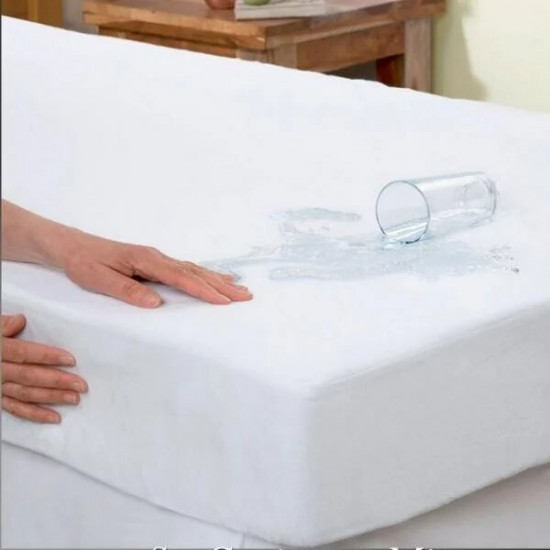 Waterproof mattress cover Zeron 3033 with sides 90x200