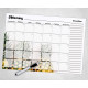 Magnetic planner Monthly plans 