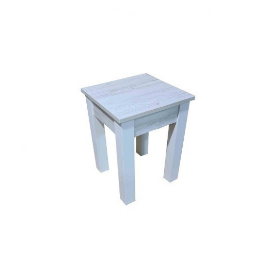 Wooden stool Mix Furniture Agate Alaska/white