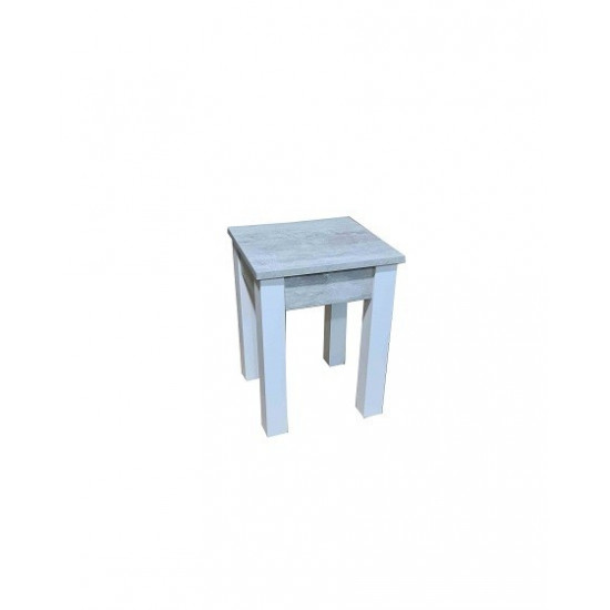 Wooden stool Mix Furniture Agate urban/white