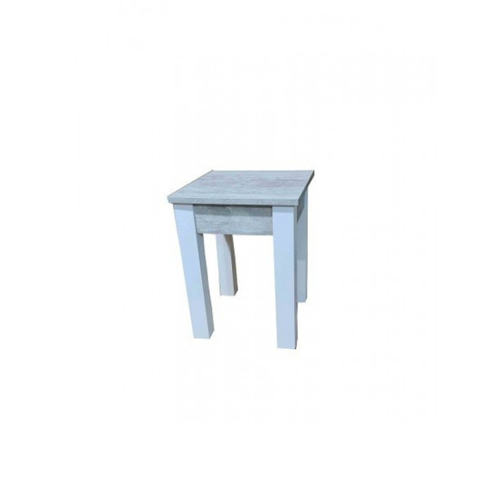 Wooden stool Mix Furniture Agate urban/white