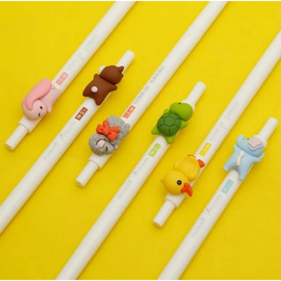 Set of gel pens Bookopt Cute Animal 0.5 mm 6 pcs (BP5001)