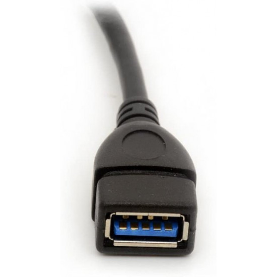 Adapter cable angled XLY USB 3.0 AF / AM, 22 cm (2DOWN902)