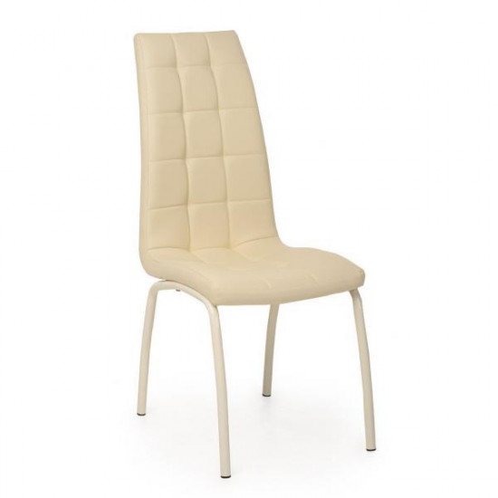 Dining chair N-70/1030*420*635 painted metal/leatherette color Beige Wind Furniture