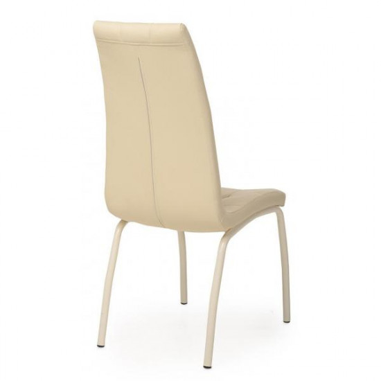 Dining chair N-70/1030*420*635 painted metal/leatherette color Beige Wind Furniture