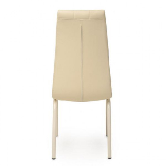 Dining chair N-70/1030*420*635 painted metal/leatherette color Beige Wind Furniture