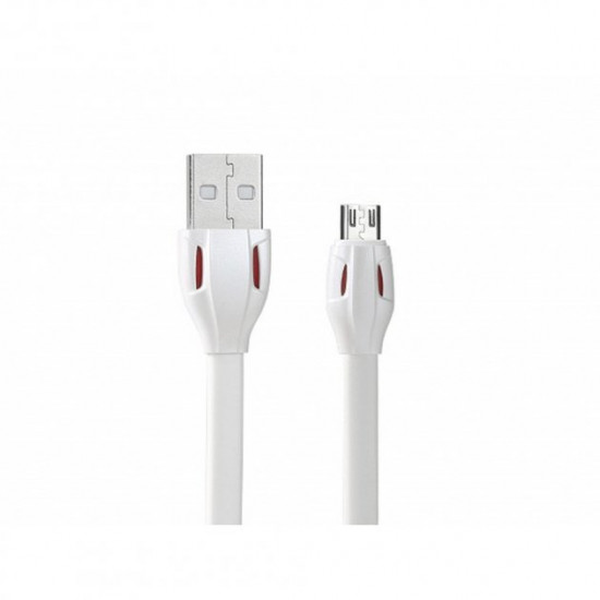  Кабель Remax Laser MicroUSB 1m White (RC-035m)