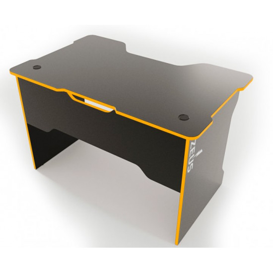 Gaming table Zeus TRON black-orange