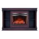 Electric fireplace with portal ArtiFlame BRITTANY AF25 COGNAC (with sound)