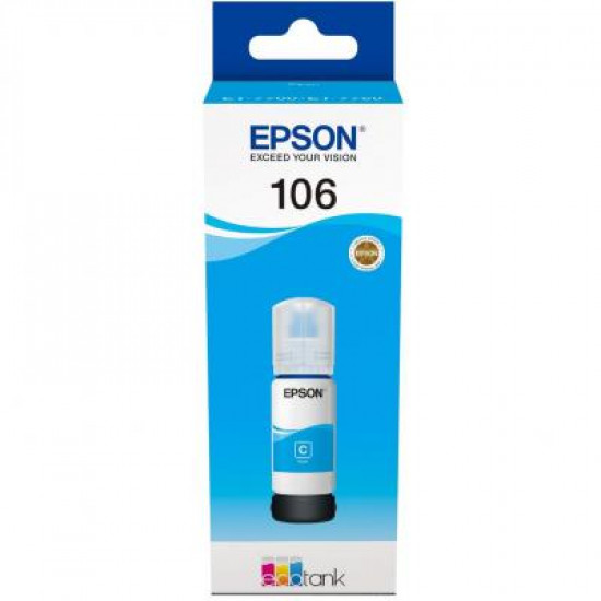 Контейнер із чорнилом EPSON 106 cyan (C13T00R240). 43839