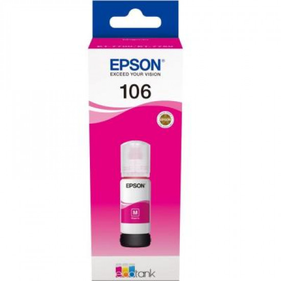  Контейнер с чернилами EPSON 106 magenta (C13T00R340). 43840