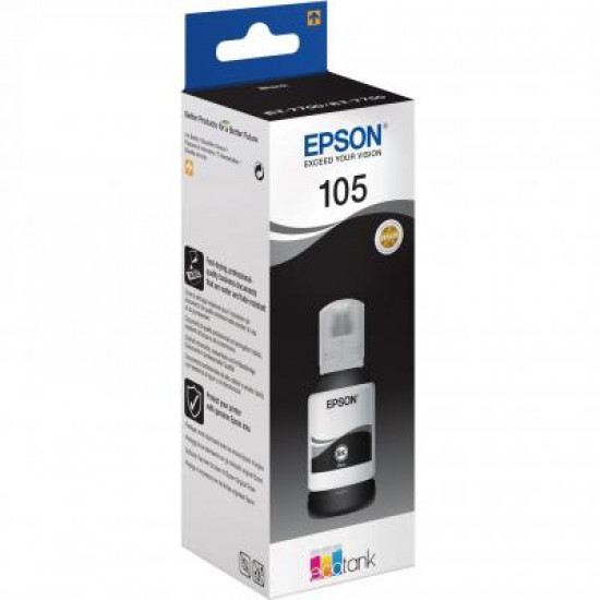 Контейнер із чорнилом EPSON 105 black pigmented (C13T00Q140). 43837